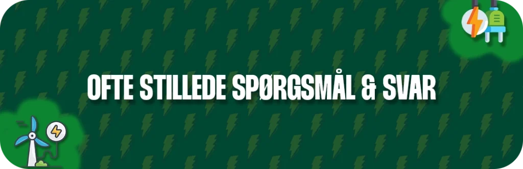 Her ser du de mest spurgte spørgsmål og svar i forhold til elselskaber Århus