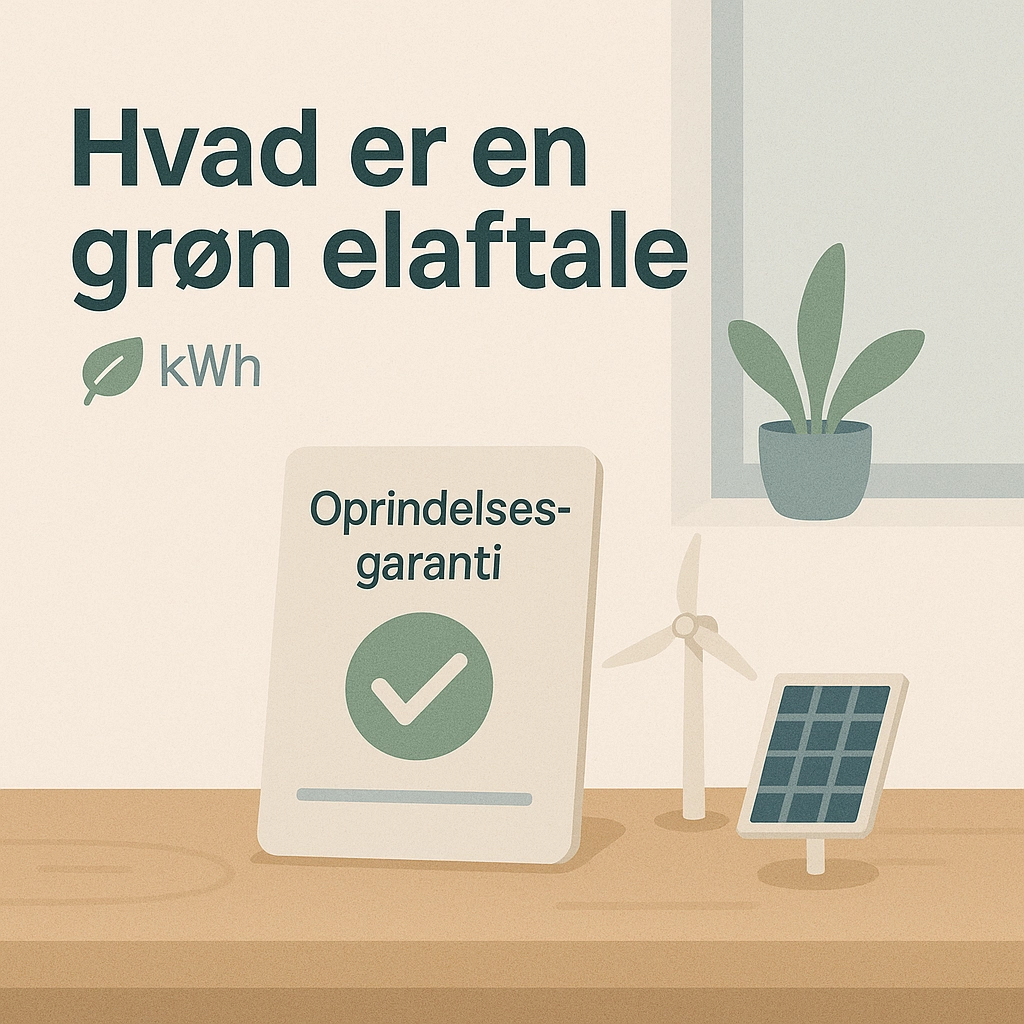 Hvad er en grøn elaftale - Spar penge og skån miljøet