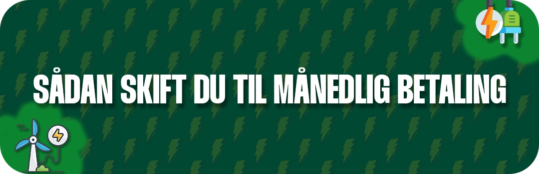 Sådan skifter du til et elselskab med månedlig betaling