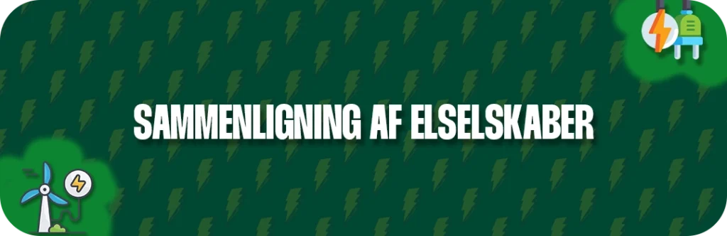 Sammenligning af de bedste elselskaber med høj kundetilfredshed