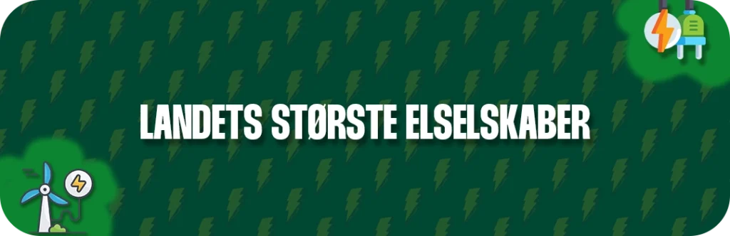 Største elselskaber i Danmark med flest kunder